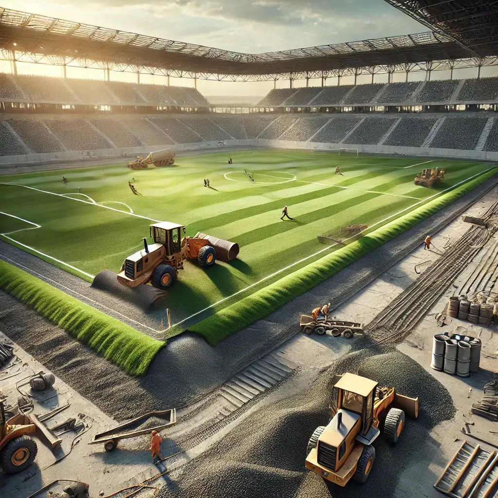 THI CÔNG SÂN CỎ NHÂN TẠO